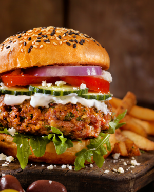 BURGER BERBECUT, 350 g