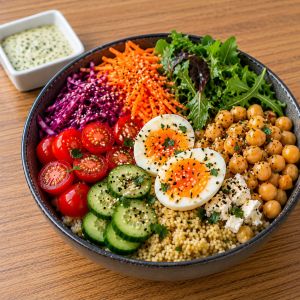 EGG & CHICKPEA BOWL