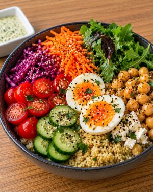 EGG & CHICKPEA BOWL