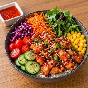 SWEET CHILLI CHICKEN BOWL