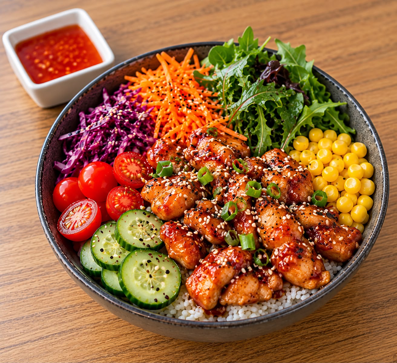 SWEET CHILLI CHICKEN BOWL